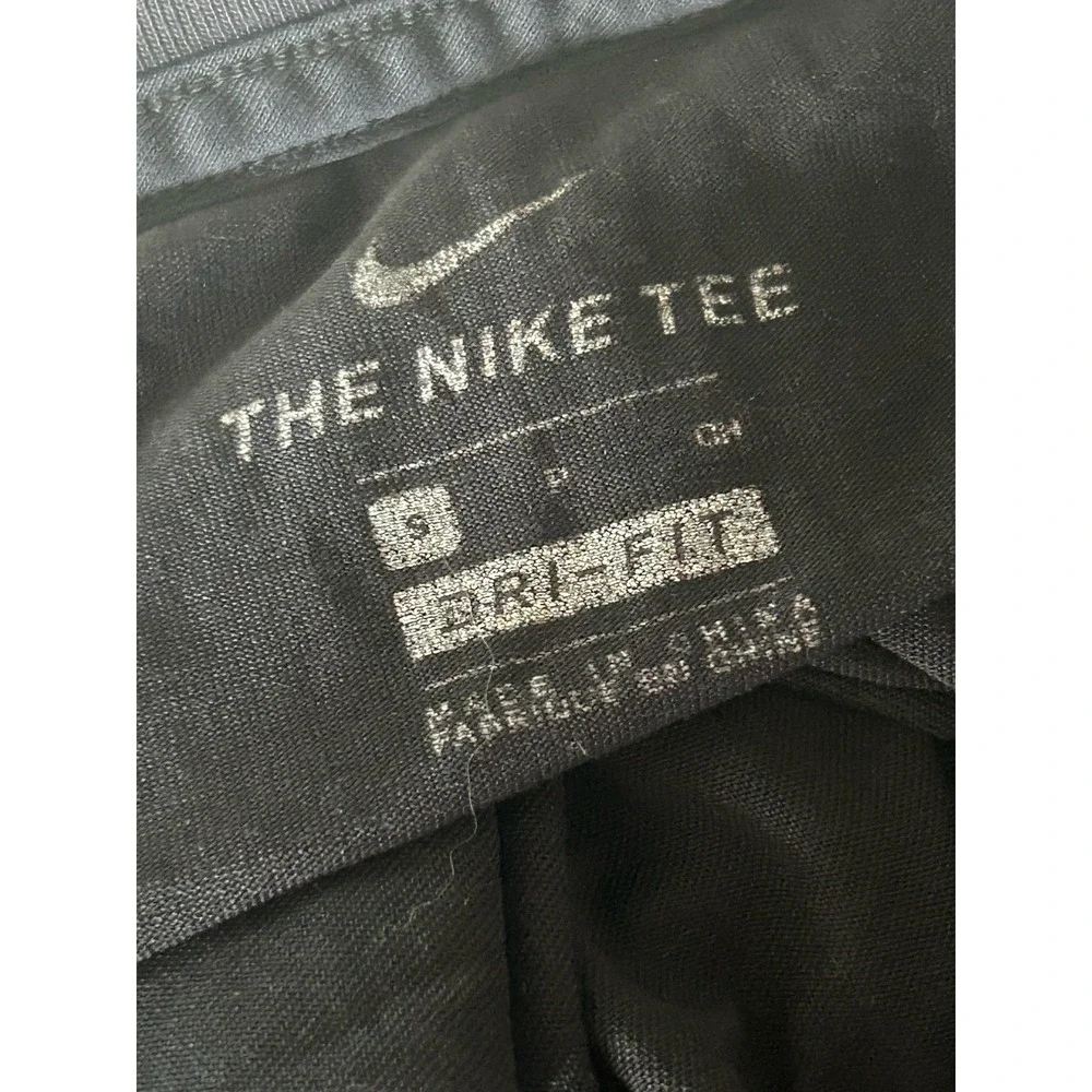 Dri-Fit‎ The Nike Tee Red Swoosh Basketball Raindrops Black T-Shirt S Athleisure